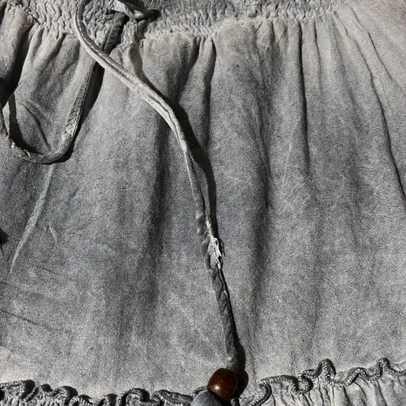 Super cute pilcro by Anthropologie  boho ruffled tie dye mini skirt - Picture 6 of 6